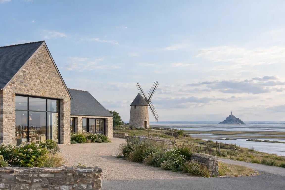Maison des Produits du Terroir et de la Gastronomie à Cherrueix près du Moulin de la Saline