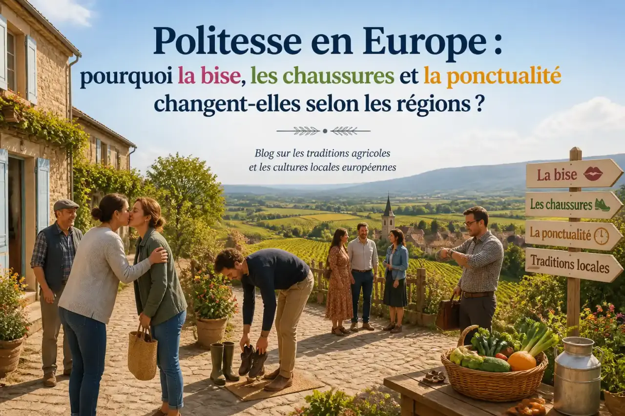 Politesse en Europe : pourquoi la bise, les chaussures et la ponctualité changent-elles selon les régions ?