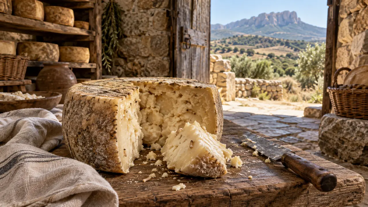 Le casu marzu est le fromage italien aux asticots, une spécialité sarde très réglementée