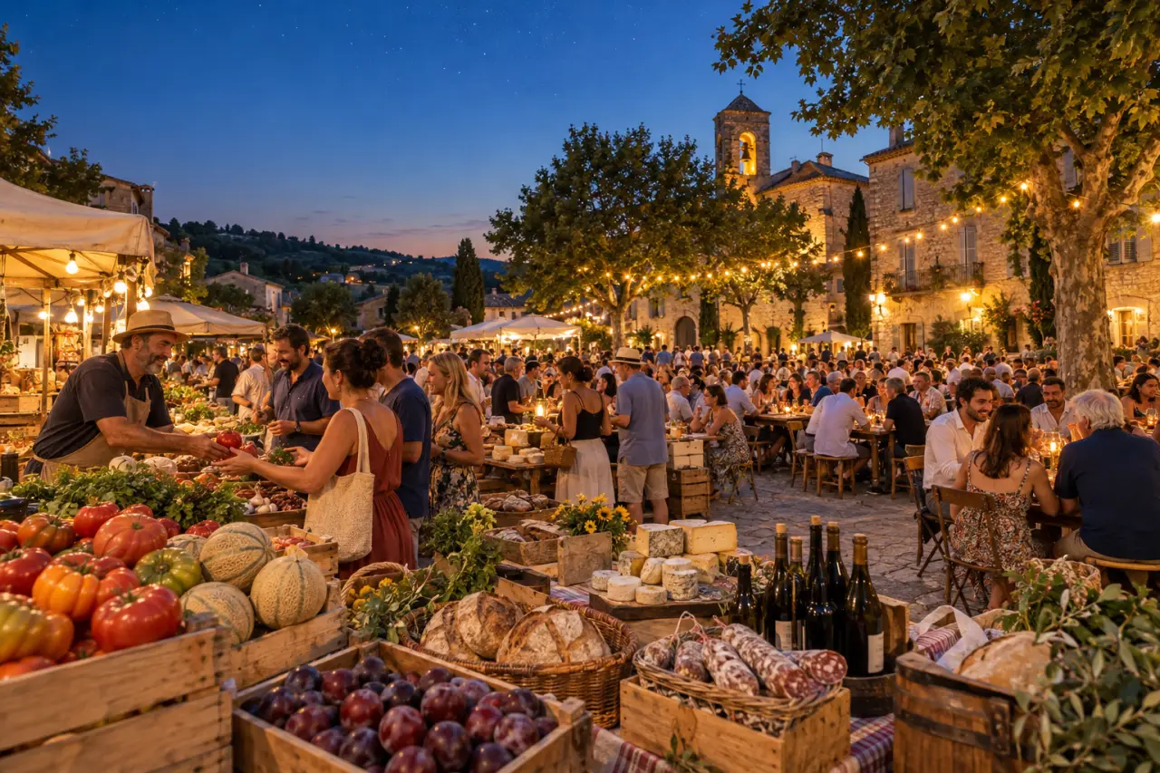 Marchés nocturnes dans le Tarn-et-Garonne : composez votre dîner sous les étoiles