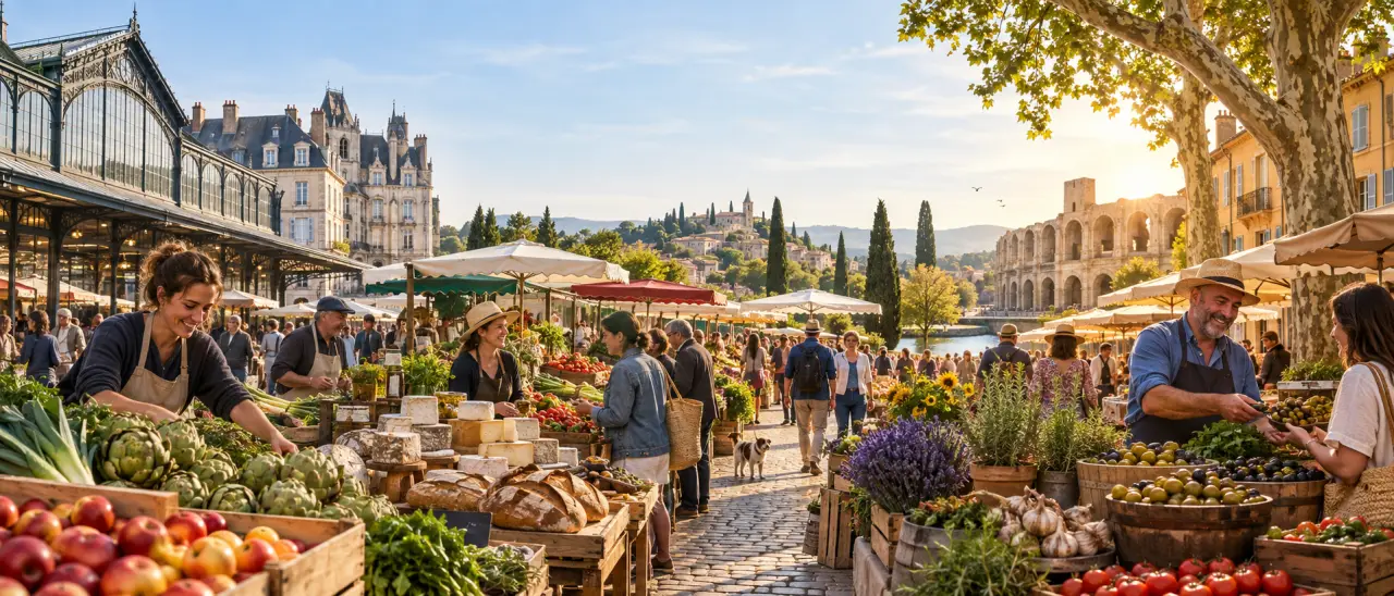 6 marchés français à choisir selon votre séjour, de Rennes à Arles