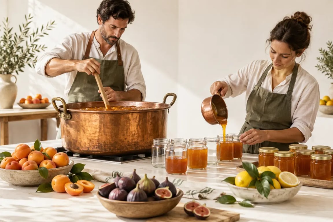 Atelier de fabrication artisanale pour Provence Gourmande produits du terroir