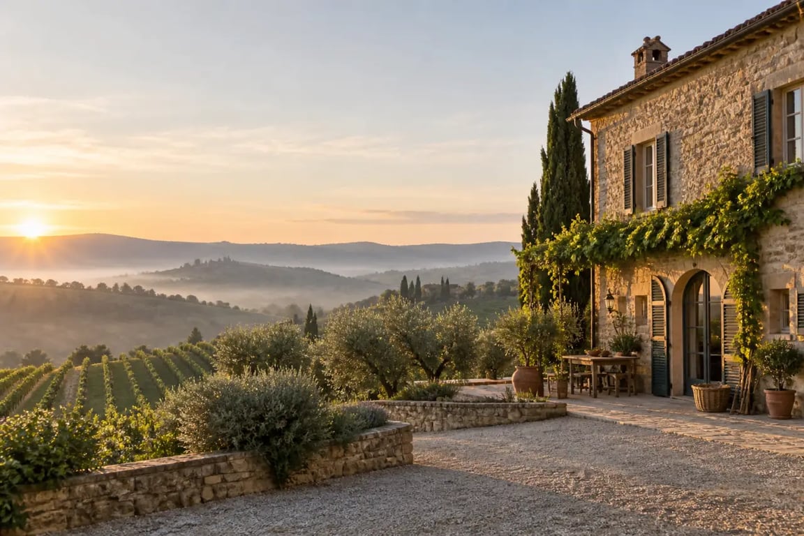 Agrotourismo italien au cœur des vignes et des oliviers