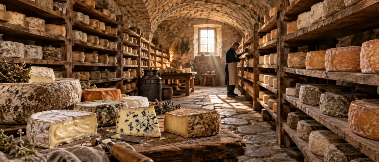 L’affinage des fromages transforme la croûte, la texture et les arômes