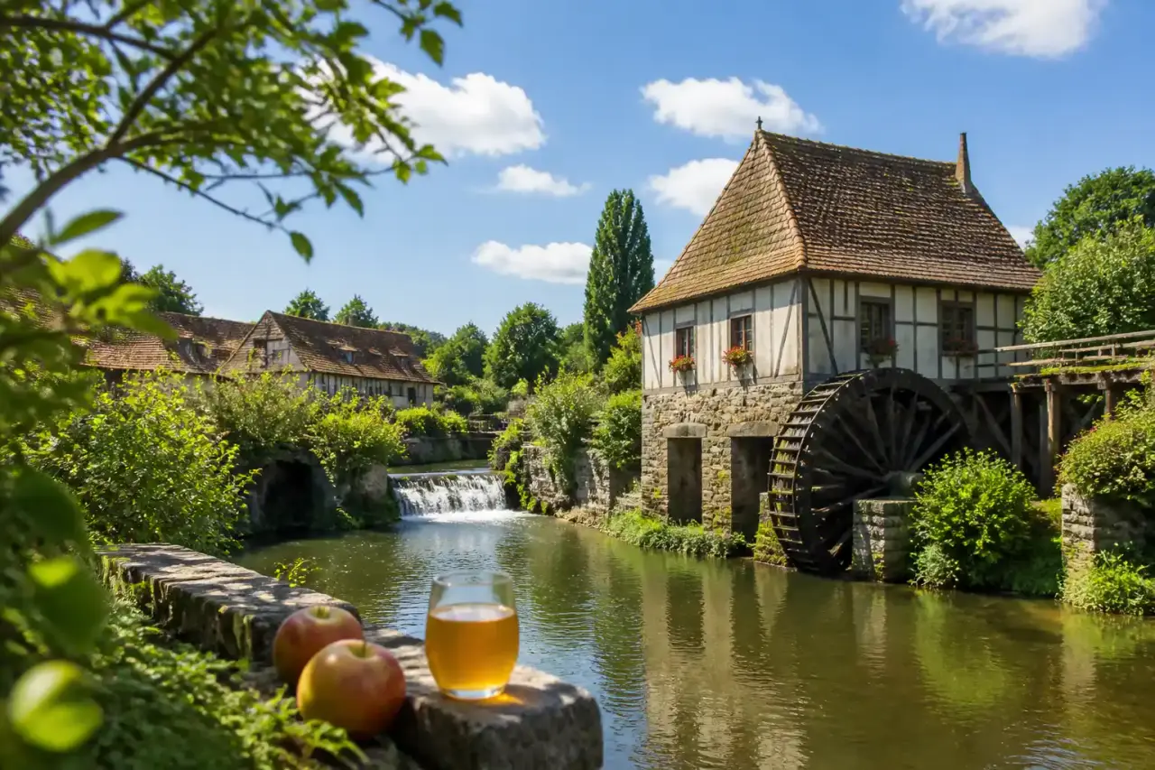 Route des moulins normands et vergers de cidre