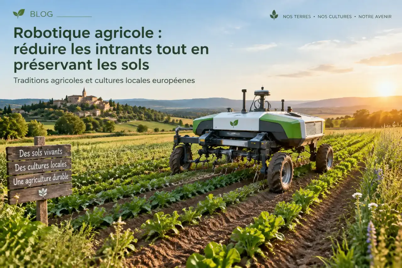 Robotique agricole : réduire les intrants tout en préservant les sols