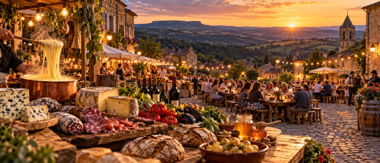 Marchés gourmands en Aveyron : où dîner, quoi goûter et quand venir