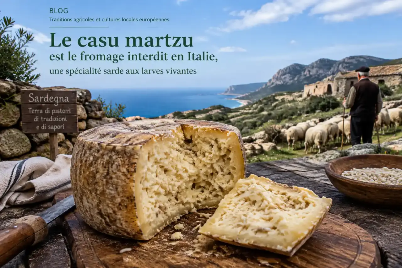 Le casu martzu est le fromage interdit en Italie, une spécialité sarde aux larves vivantes