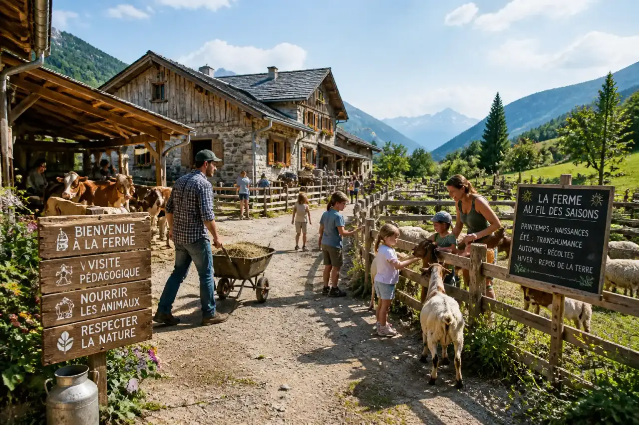 Vacances à la ferme avec animaux : le juste dosage entre ferme active et pédagogie sécurisée